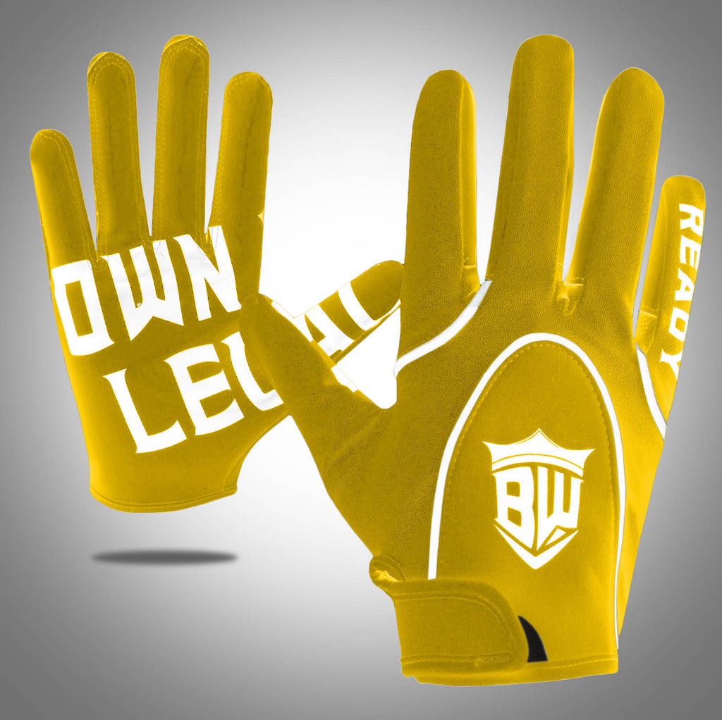 Elite Skilled Gloves - Gridiron Gold